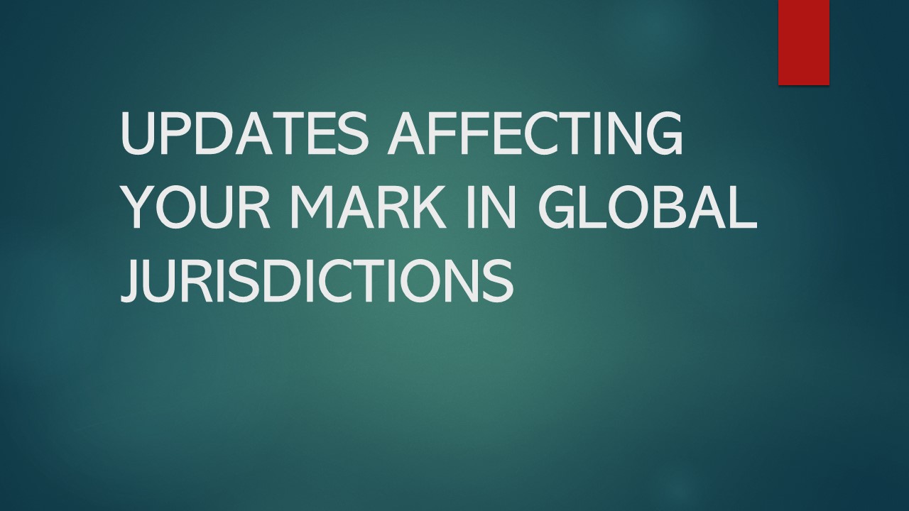 International Trademark Registrations – Update